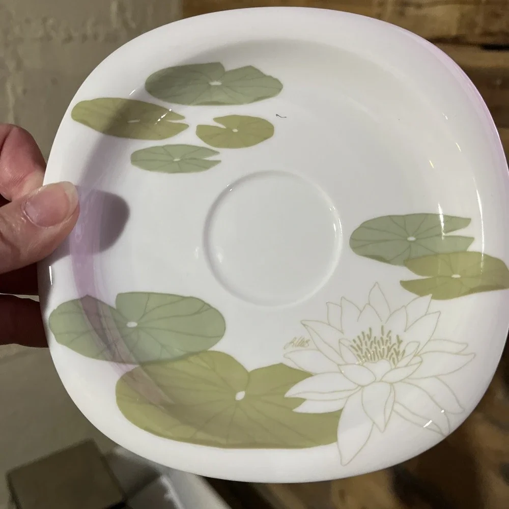 Timo Sarpaneva for Rosenthal. Rare Suomi porcelain 3 ~ Side plates, 1970s- 1980s